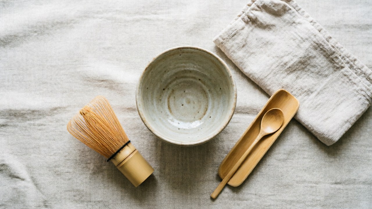 Cultural Chado kit tools without theater staging