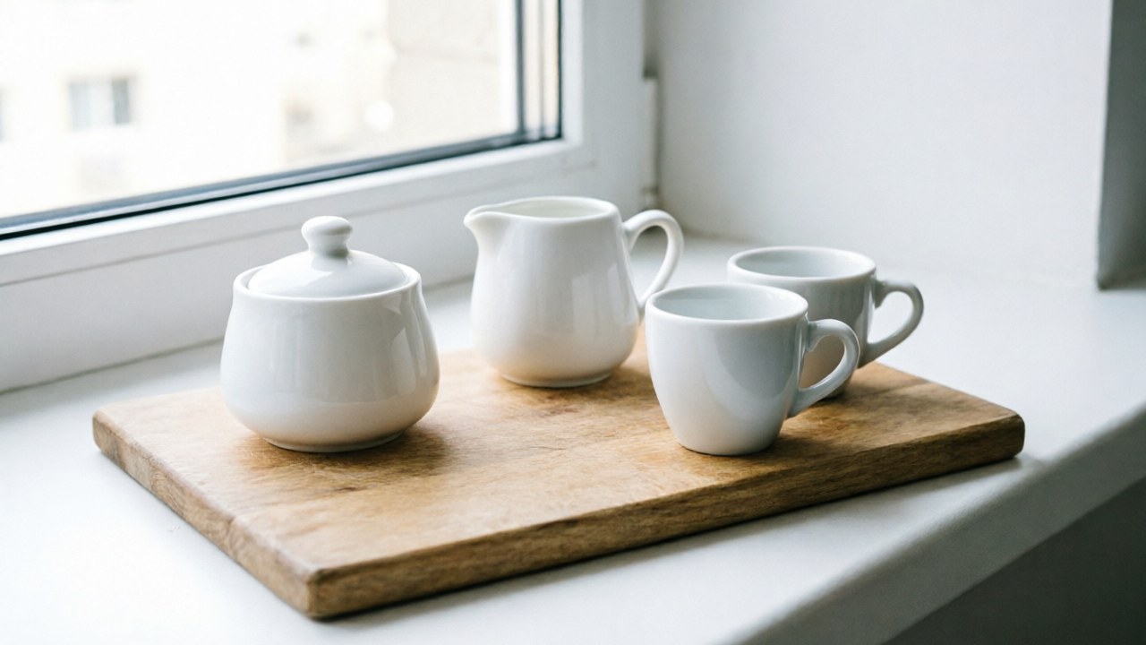 Compact Gongfu tea set for small-space or travel use
