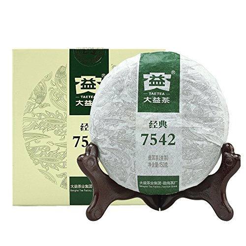 TAETEA 7542 Classic Raw Pu-erh Tea Cake, 150g / 5.29oz