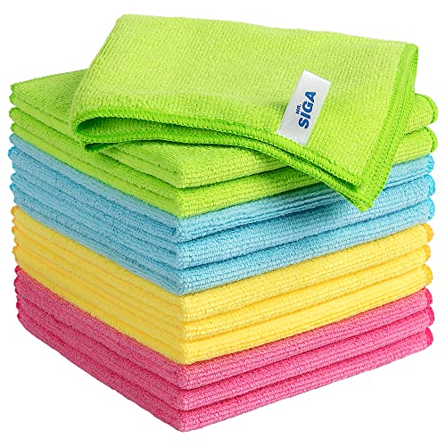MR.SIGA Microfiber Cleaning Cloths 12 Pack