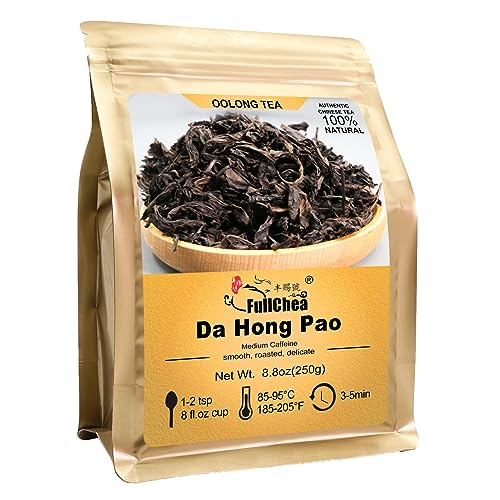 FullChea Da Hong Pao Oolong Tea Loose Leaf (8.8oz / 250g)