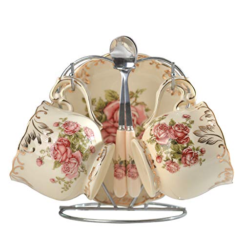 Porcelain Tea Cup with Lid and Strainer 250ml