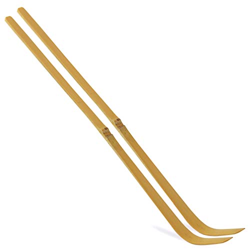 HelloBio Japanese Chashaku Bamboo Scoop 2 pcs