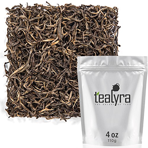 Tealyra - Golden Dragon Yellow Tea - Rare Unique Loose Leaf Tea - 112g (4-ounce)