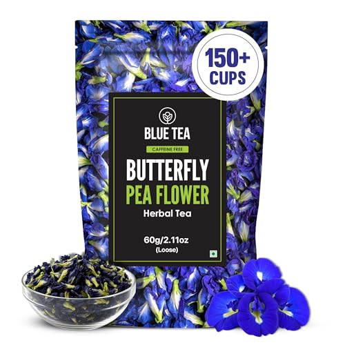BLUE TEA Butterfly Pea Flower Tea - 2.11 Oz