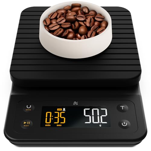 Greater Goods Coffee Scale with Timer, 0.1g Precision