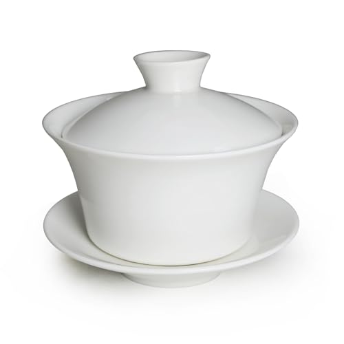 Liang baobao Traditional Porcelain Gaiwan 200ml White
