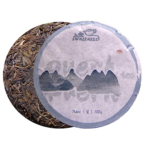 LWXLJMJZC 2021yr Raw Puerh Tea Cake Sheng (uncooked), 3.53oz