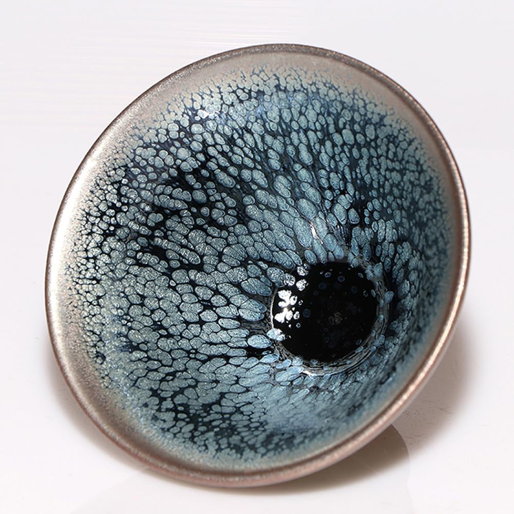 Apingjenz Tenmokus Tea Cup Oilspot Glaze — Jianzhan Teacup 80ml
