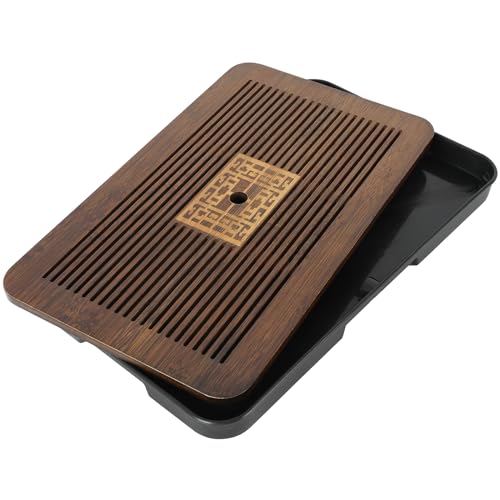 Jotsport 17 Inch Chinese Gongfu Tea Tray with Water Storage