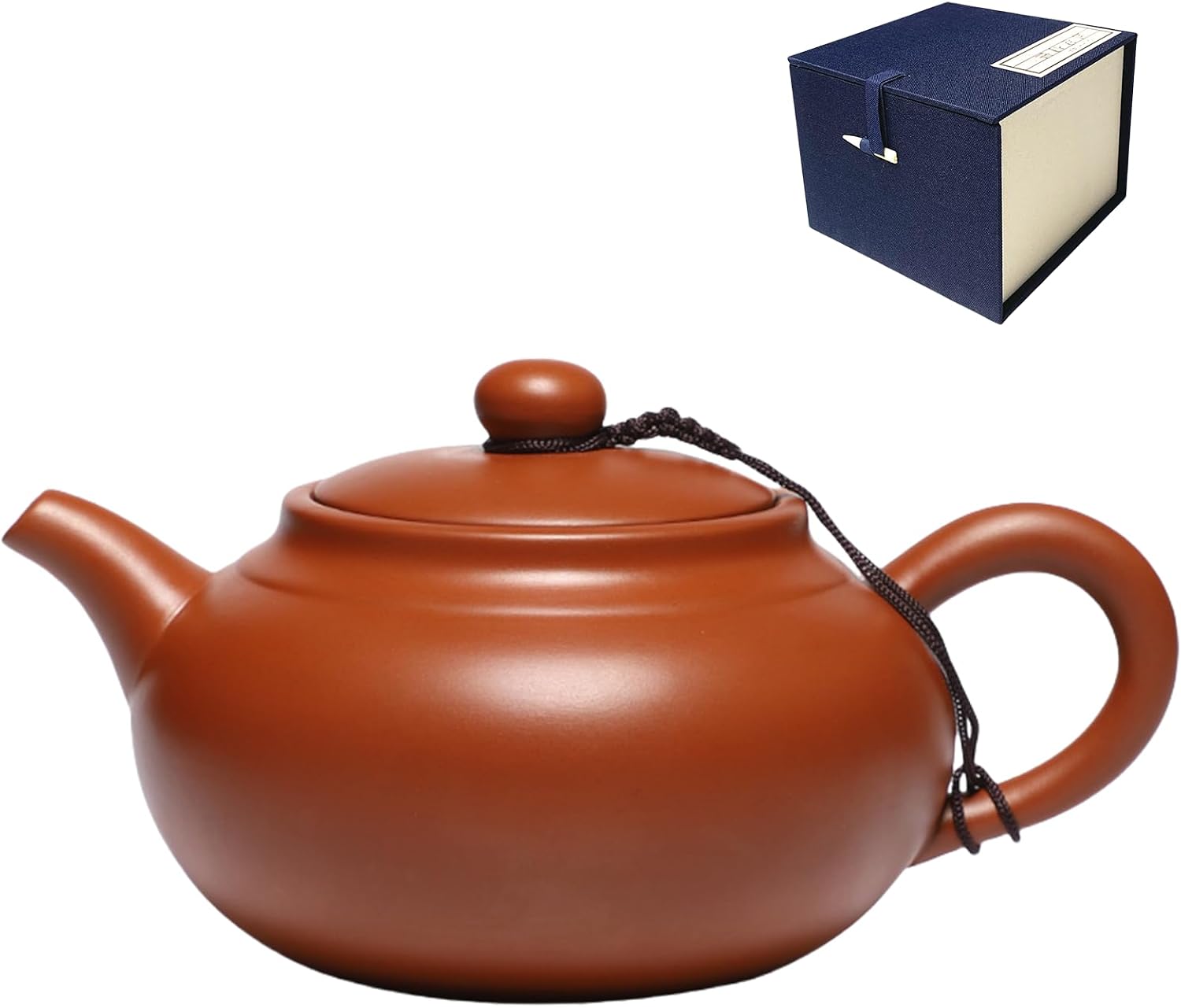 WEOPYCJ Handmade Xishi Yixing Zhuni Teapot 14oz (400ml)