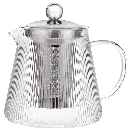 Cristel Darjeeling Collection Borosilicate Glass Teapot (41oz)
