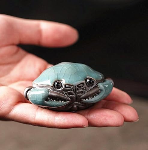 EatingBiting Zisha Crab Tea Pet Statue