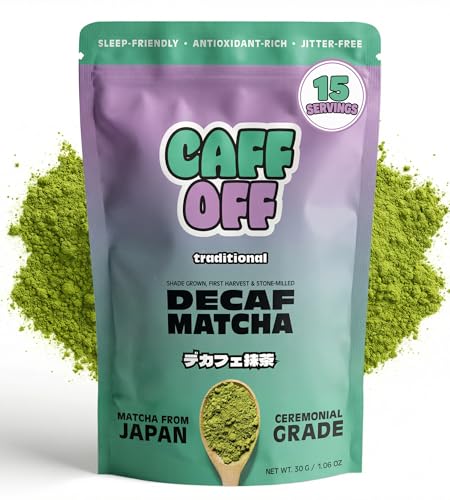 Caff Off Decaf Matcha Green Tea Powder 30g