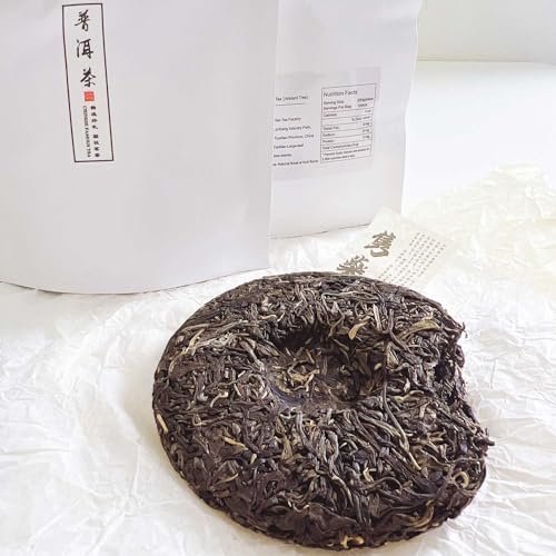 Junn Shenn Organic Chinese Puerh Raw Tea Cake, 200g