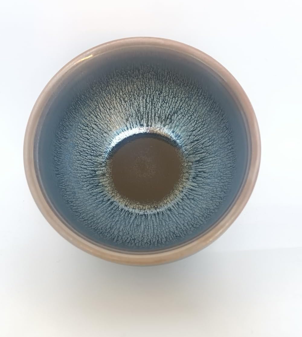 Apingjenz Tenmokus Jianzhan Tea Cups — Hare's Fur Stoneware 160ml