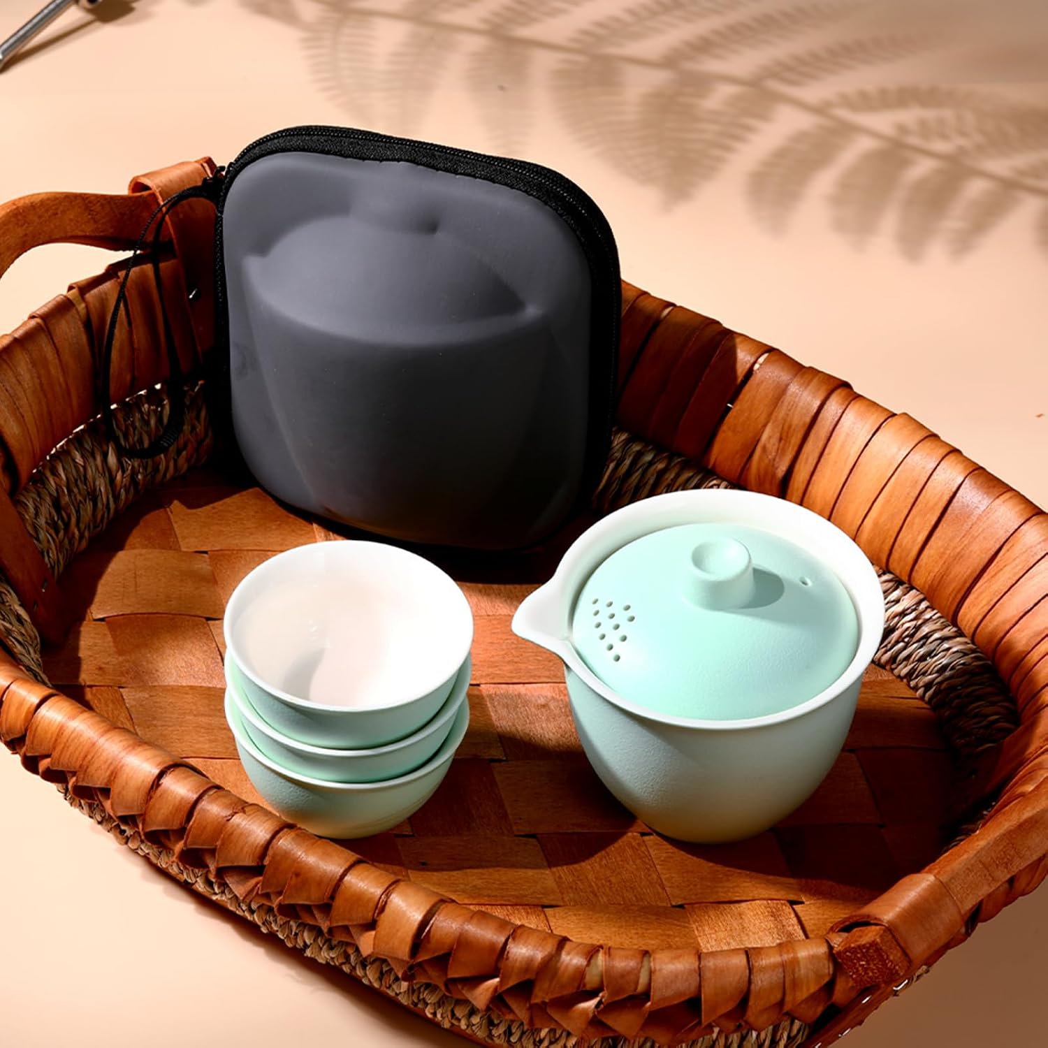 Coolpei Portable Gaiwan Tea Set with Lid and Cup