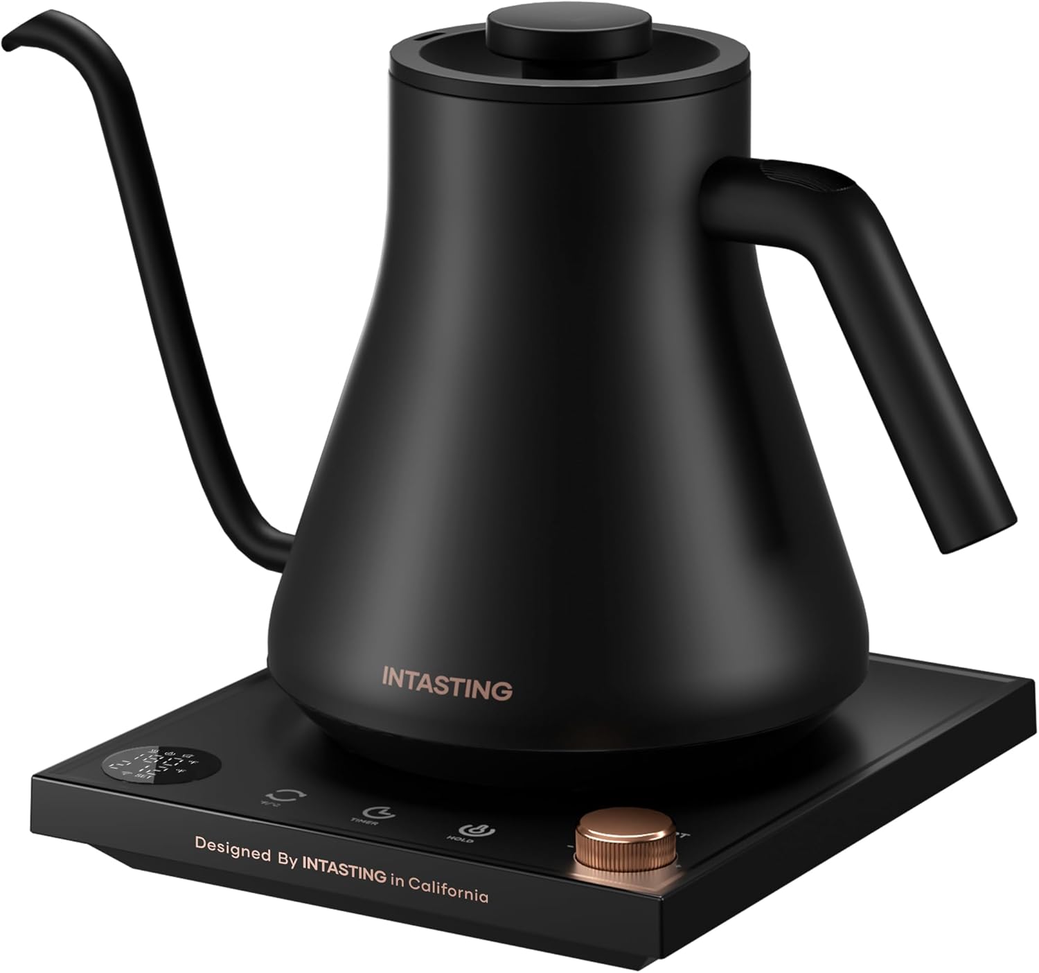 INTASTING Gooseneck Electric Kettle with ±1°F Temperature Control