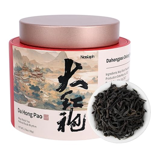 NASLAPH Da Hong Pao Loose Leaf Wuyi Rock Oolong (1.76 Oz)