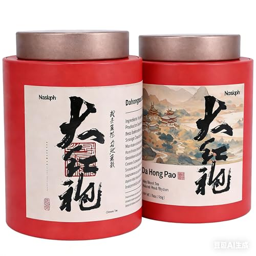 NASLAPH Da Hong Pao Loose Leaf Wuyi Rock Oolong (Premium Selection)