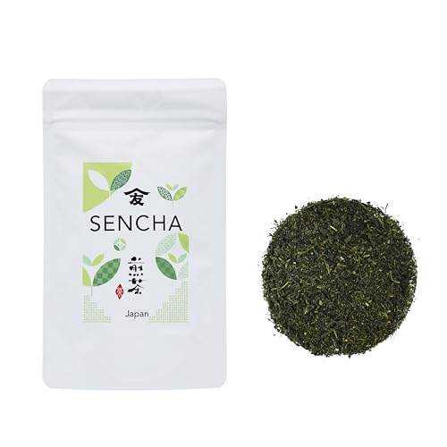 TOMOSAN Sencha Green Tea Loose Leaf, Deep Steamed Japanese Tea from Shizuoka, 80g