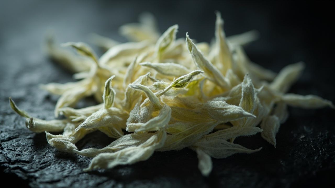 Silver Needle white tea buds